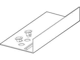 T-Rails with Holes & Riser  for Wire Shelving