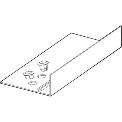 T-Rails with Holes & Riser  for Wire Shelving