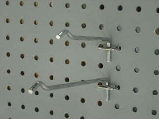 Single Prong Peg Hooks - Chrome