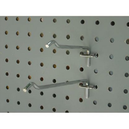 Single Prong Peg Hooks - Chrome
