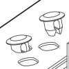T-Rail Fixing Clips