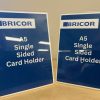 Single Sided Card Holders Clear 2mm Acrylic - Image 2
