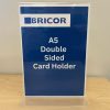 Double Sided Card Holders Clear 2mm Acrylic - Image 2