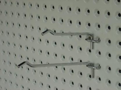 Single Prong Peg Hooks - Chrome - Image 2