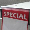 Shelf Talker Grip Data Strip with Foam Tape (Refrigeration)