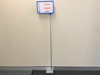 Metal Base Ticket Frame Pole