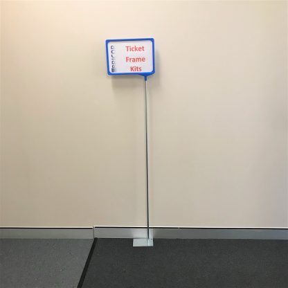Metal Base Ticket Frame Pole