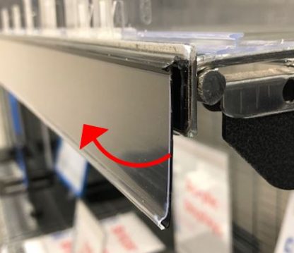 39mm Hinged Data Strip with adhesive