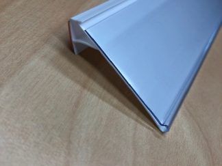 39mm White Angled Data Strip with Foam Tape (Refrigeration) 760mm Length