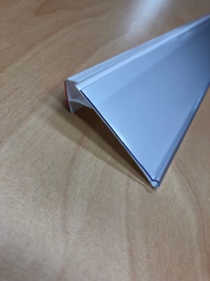 39mm White Angled Data Strip with Foam Tape (Refrigeration) 760mm Length