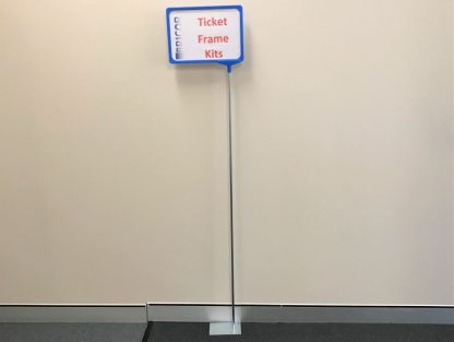 A4 Ticket Frame Kit - Metal Pole & Base