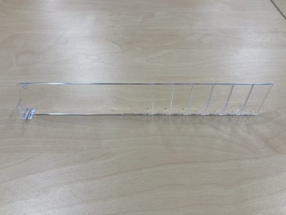 60mm High Clear Shelf Divider (185mm-335mm Length) - Image 3