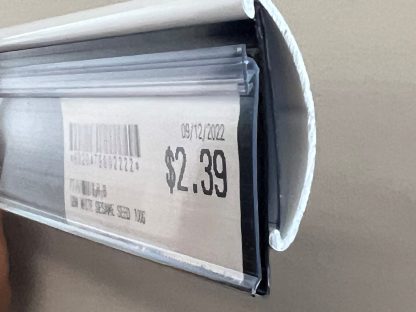 ‘C’-Channel Clip-In Data Strip w/ Gripper - Fits 35mm Height Ticket