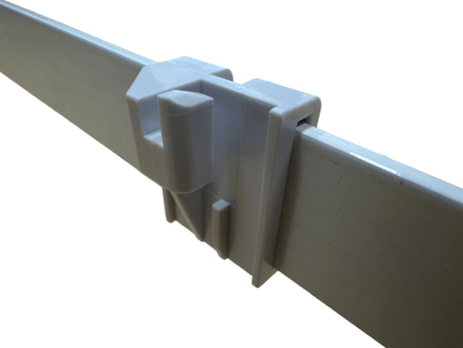 White Polycarbonate Fastback to suit Grid / Mesh & Metal Crossbar - Image 3