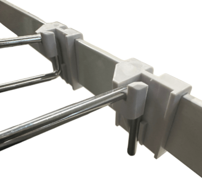 White Polycarbonate Fastback to suit Grid / Mesh & Metal Crossbar - Image 2